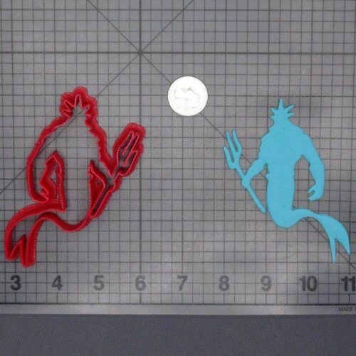 The Little Mermaid - King Triton Body 266-F675 Cookie Cutter Silhouette