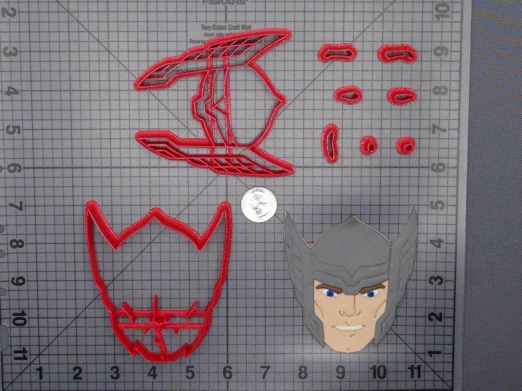Thor Head 266-F002 Cookie Cutter Set