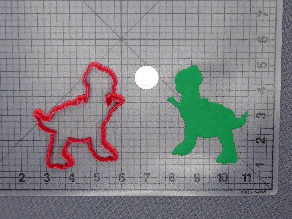 Toy Story - Rex Dinosaur Body 266-F171 Cookie Cutter Silhouette