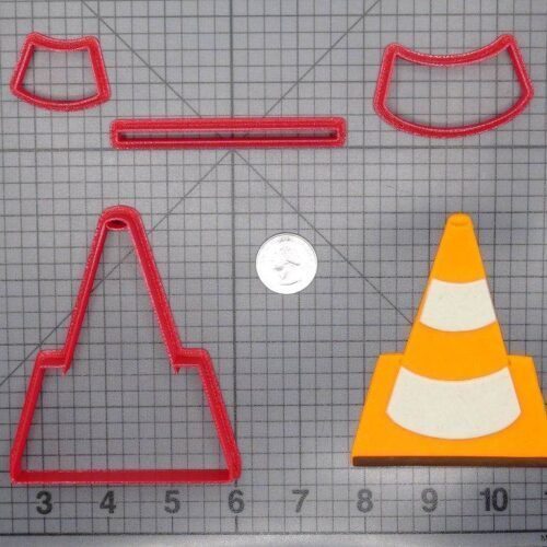 Traffic Cone 266-F125 Cookie Cutter Set