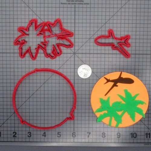 Tropical Getaway 266-F340 Cookie Cutter Set