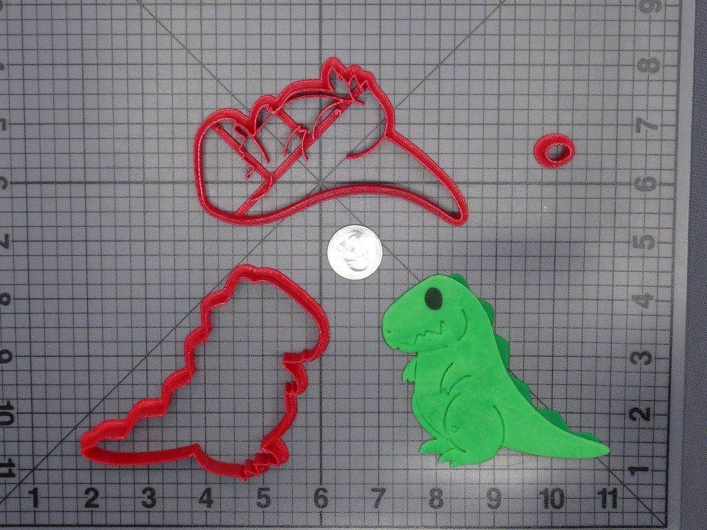 Tyrannosaurus Rex Dinosaur Body 266-F689 Cookie Cutter Set