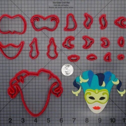 Venetian Mask 266-F370 Cookie Cutter Set