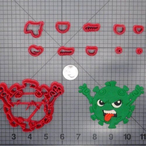 Virus Germ 266-E461 Cookie Cutter Set