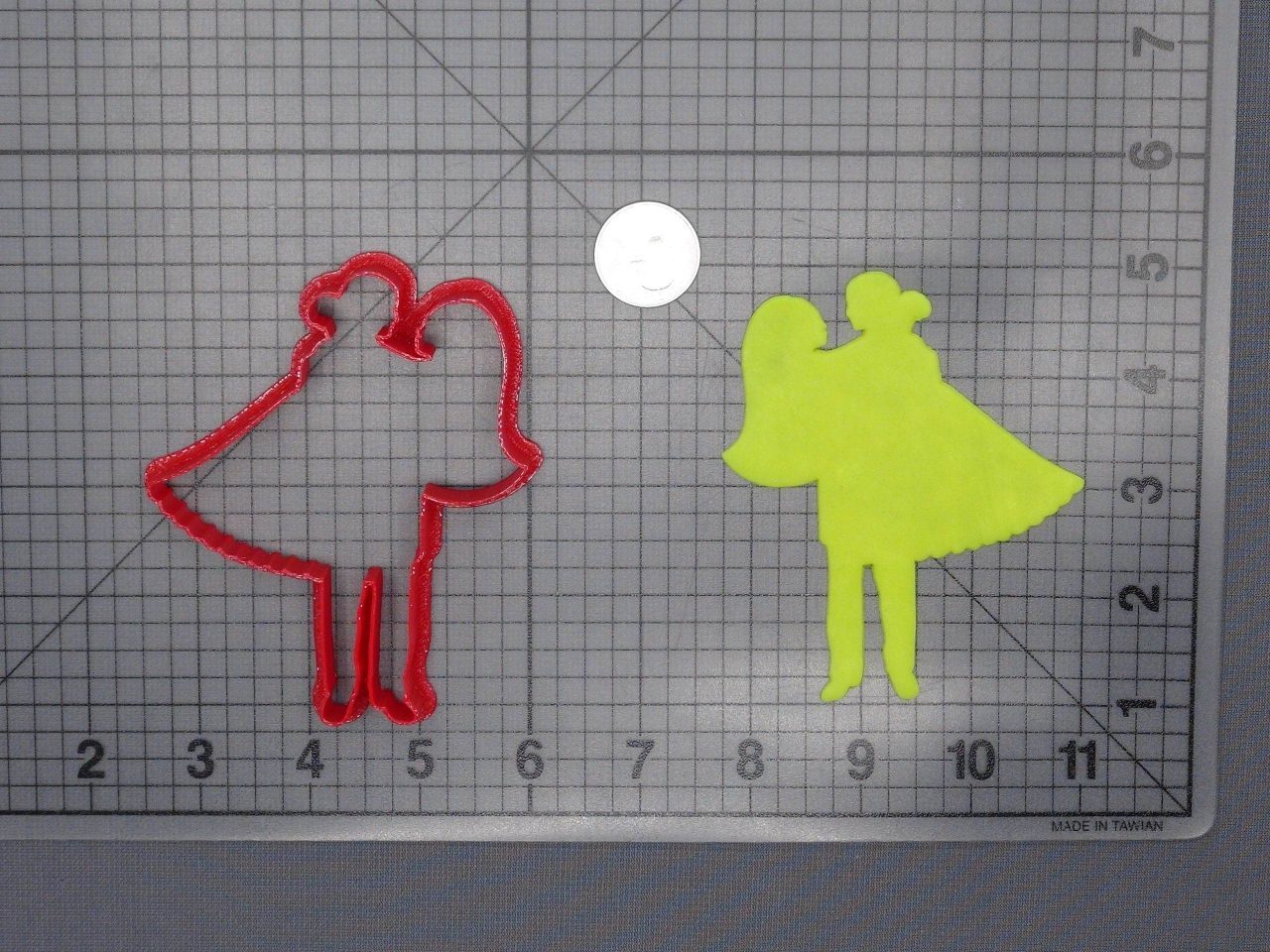 Wedding Couple 266-F276 Cookie Cutter Silhouette