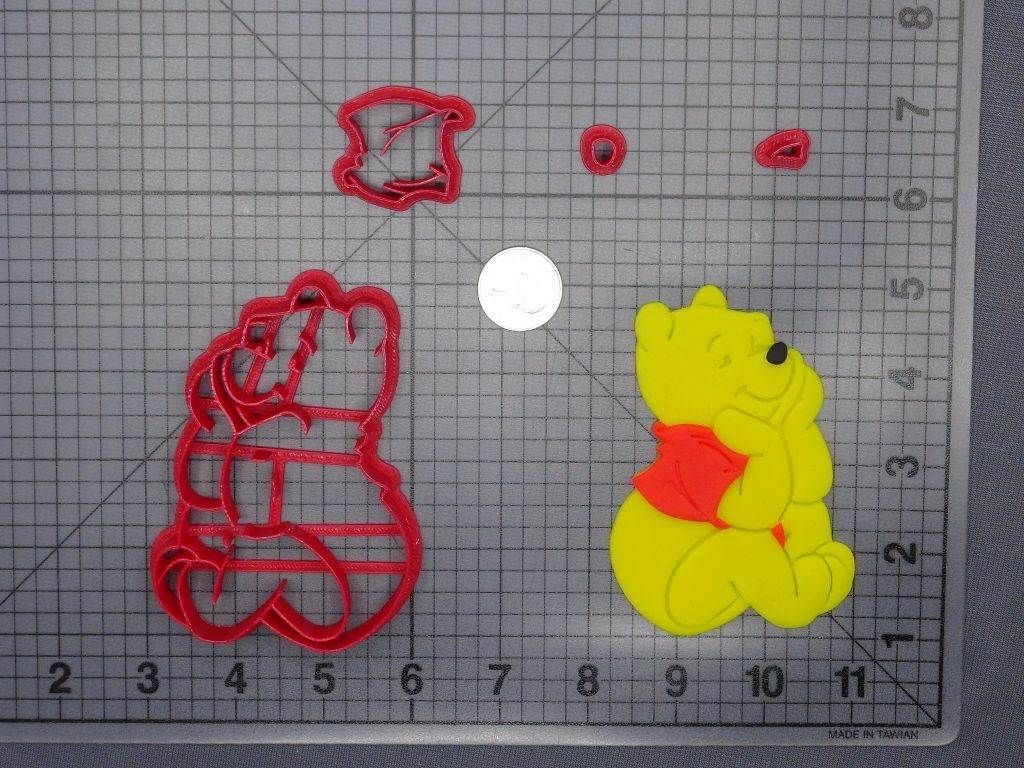 Winnie the Pooh Body 266-F836 Cookie Cutter Set