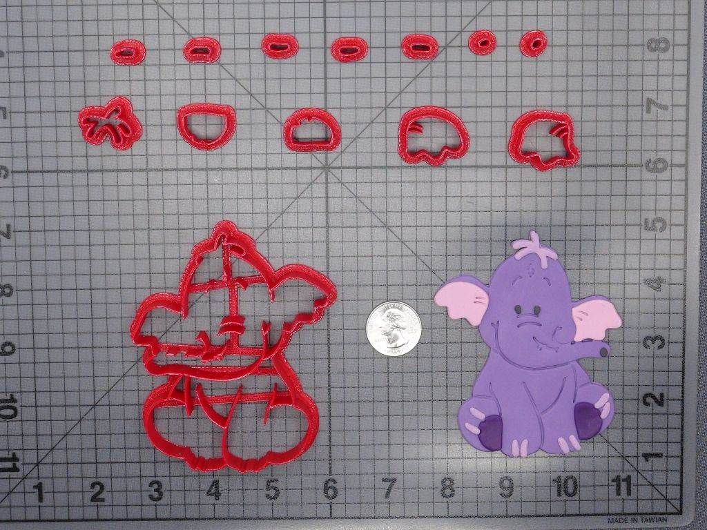 Winnie the Pooh - Lumpy the Heffalump Elephant Body 266-F041 Cookie Cutter Set