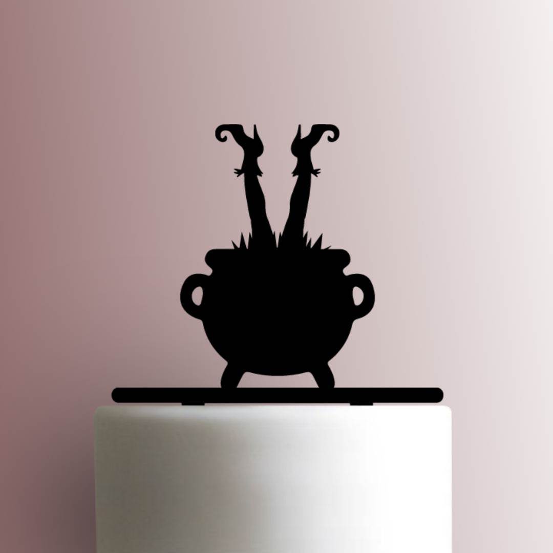 Halloween - Witch in Cauldron 225-A440 Cake Topper