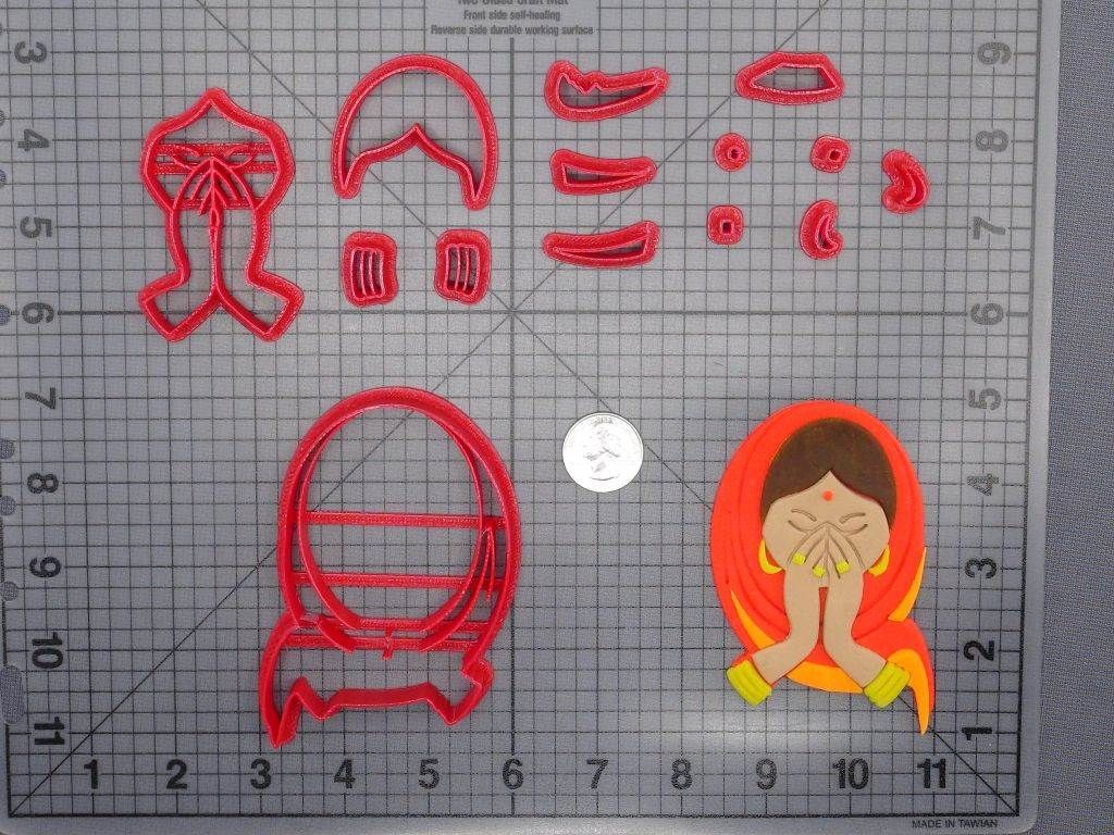 Woman Praying 266-E818 Cookie Cutter Set