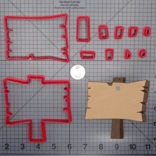 Wooden Sign 266-E060 Cookie Cutter Set