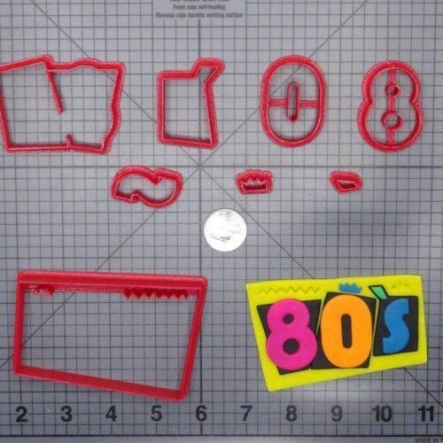 80s 266-G028 Cookie Cutter Set