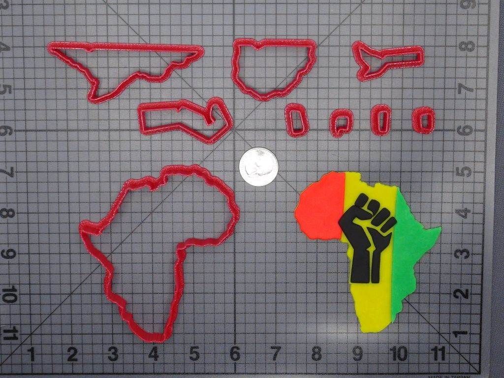 Africa Fist 266-F929 Cookie Cutter Set