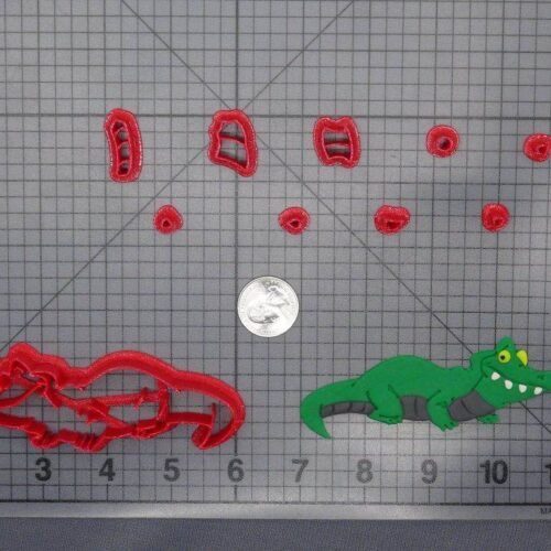 Alligator Body 266-F884 Cookie Cutter Set
