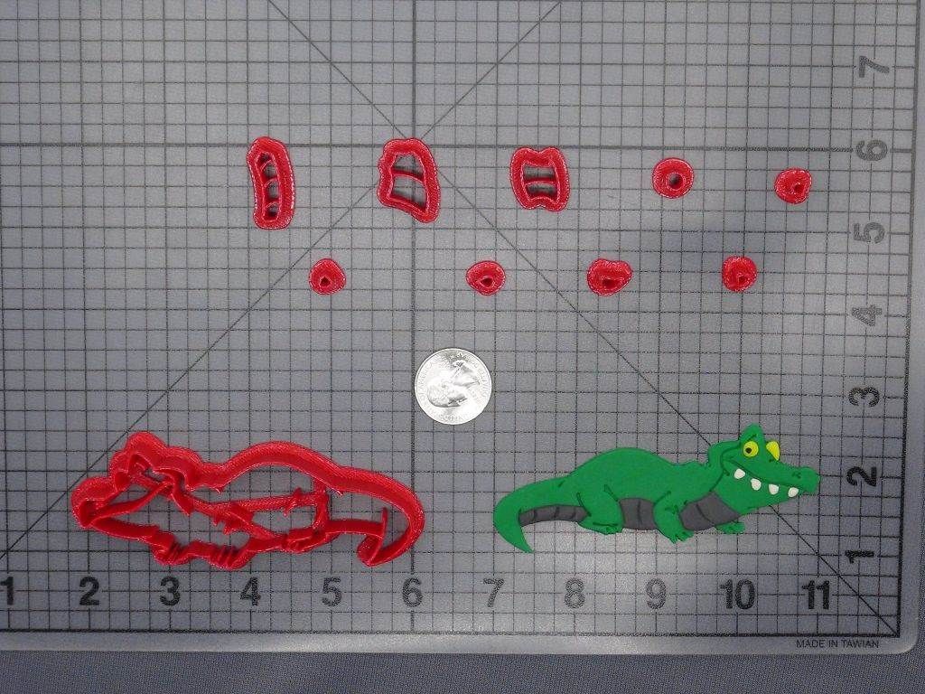 Alligator Body 266-F884 Cookie Cutter Set