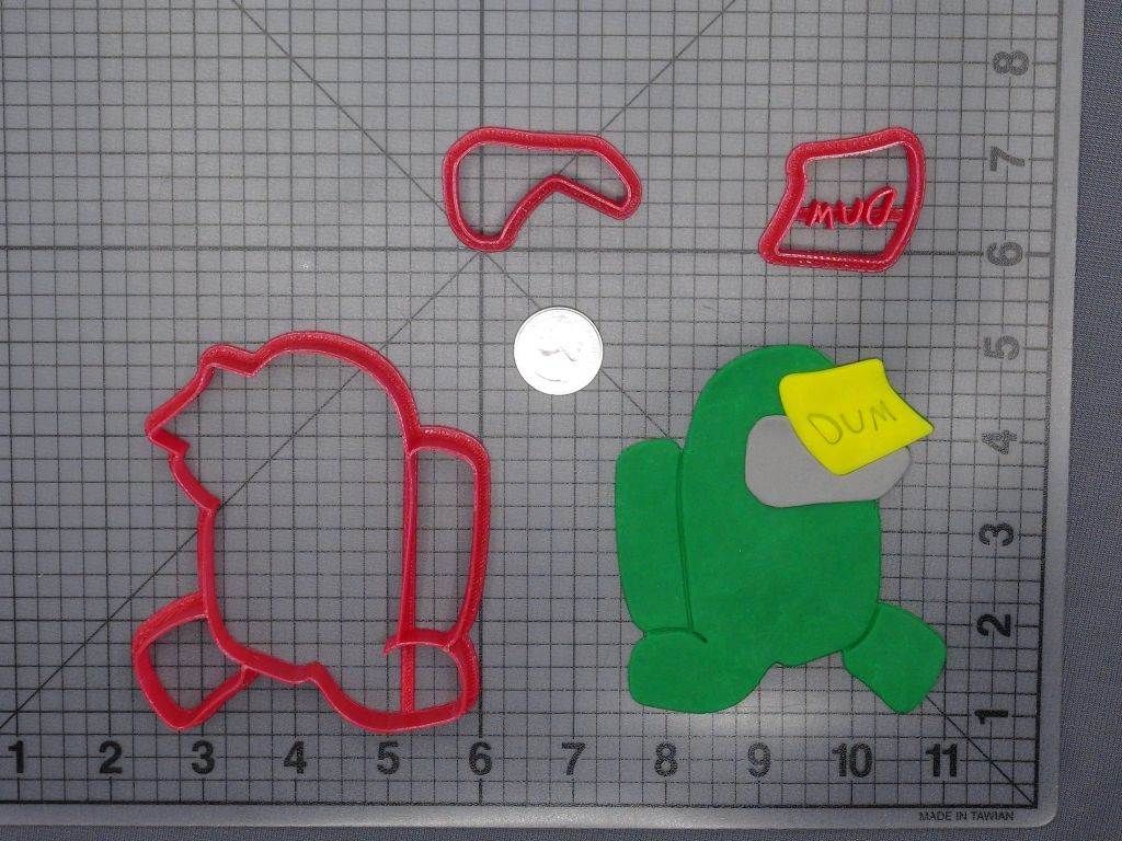 Among Us - Crewmate Dum 266-F858 Cookie Cutter Set