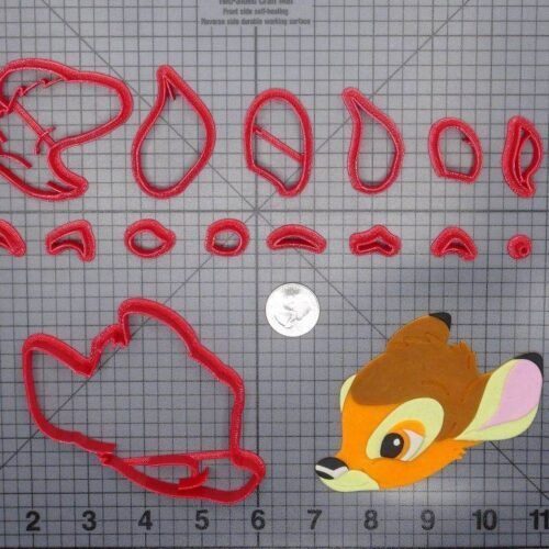 Bambi Deer Head 266-D247 Cookie Cutter Set