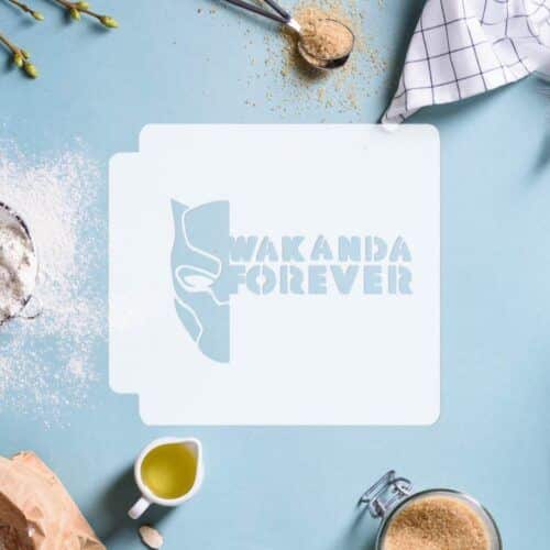 Black Panther Wakanda Forever 783-E570 Stencil