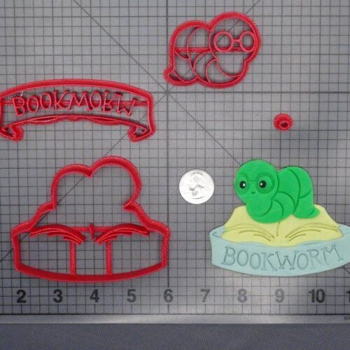 Bookworm 266-D997 Cookie Cutter Set