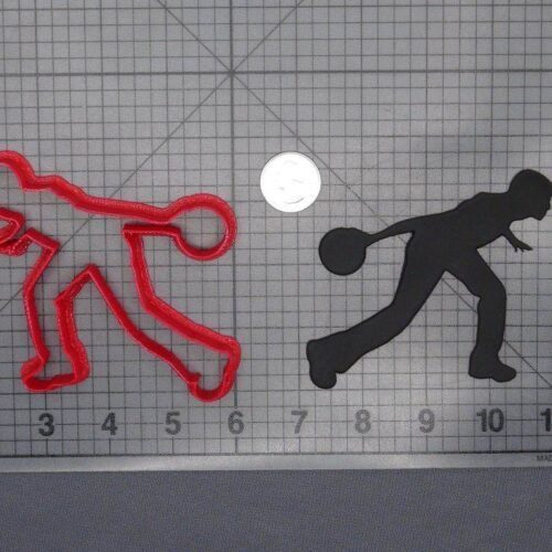 Bowling Stance 266-F861 Cookie Cutter Silhouette