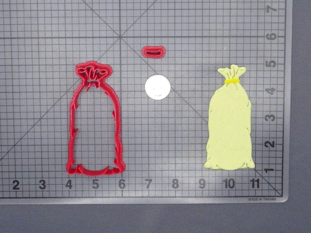 Burlap Sack Bag 266-F009 Cookie Cutter Set