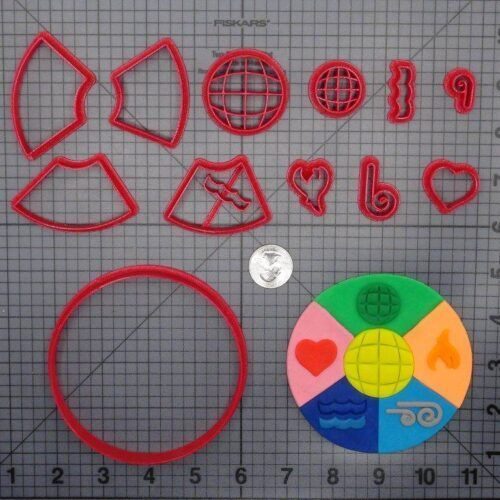 Captain Planet - Elements Ring 266-F874 Cookie Cutter Set