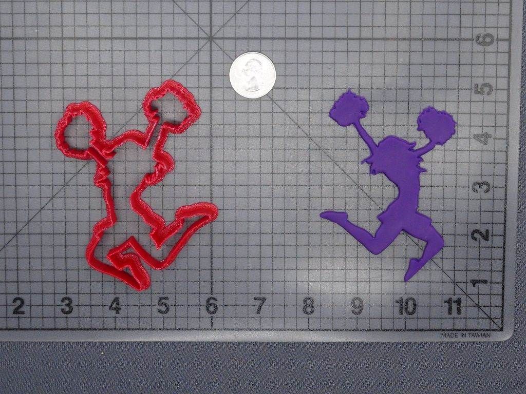 Cheerleader 266-F938 Cookie Cutter Silhouette