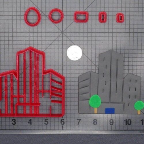 City Buildings 266-F893 Cookie Cutter Set