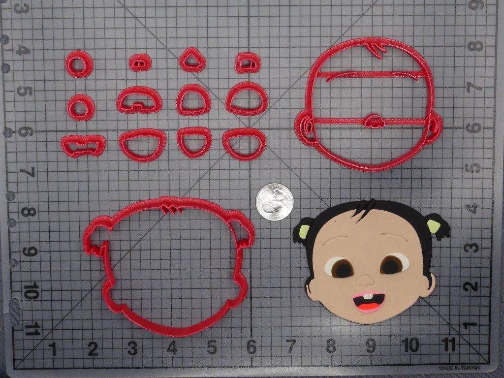 CoComelon - Cece Head 266-F807 Cookie Cutter Set
