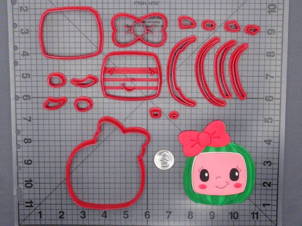CoComelon Icon with Bow 266-G022 Cookie Cutter Set