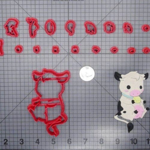 Cow Body 266-F998 Cookie Cutter Set