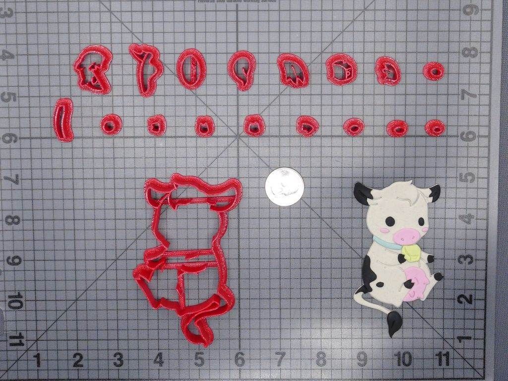 Cow Body 266-F998 Cookie Cutter Set