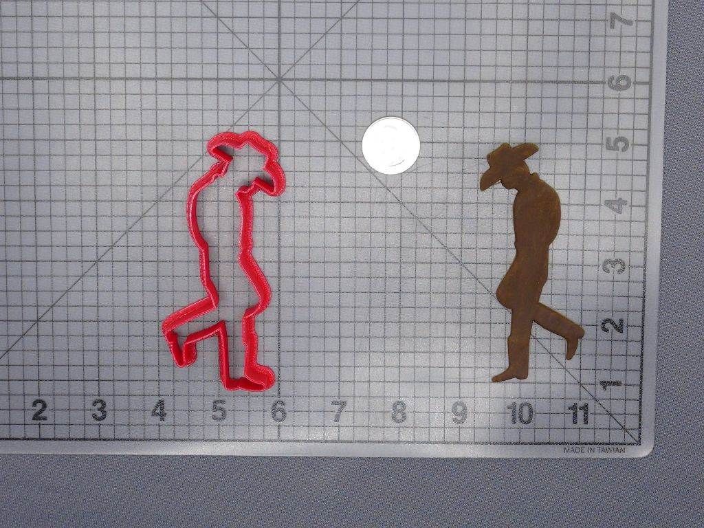 Cowboy Body 266-G041 Cookie Cutter Silhouette
