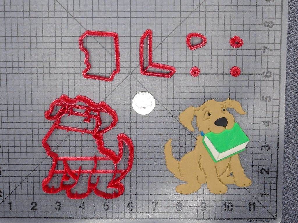 Dog with Book 266-G001 Cookie Cutter Set