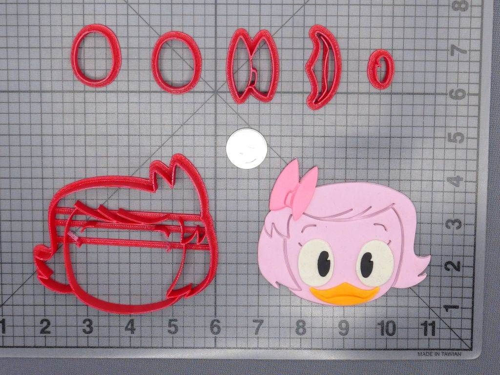 Ducktales - Webby Head 266-G016 Cookie Cutter Set