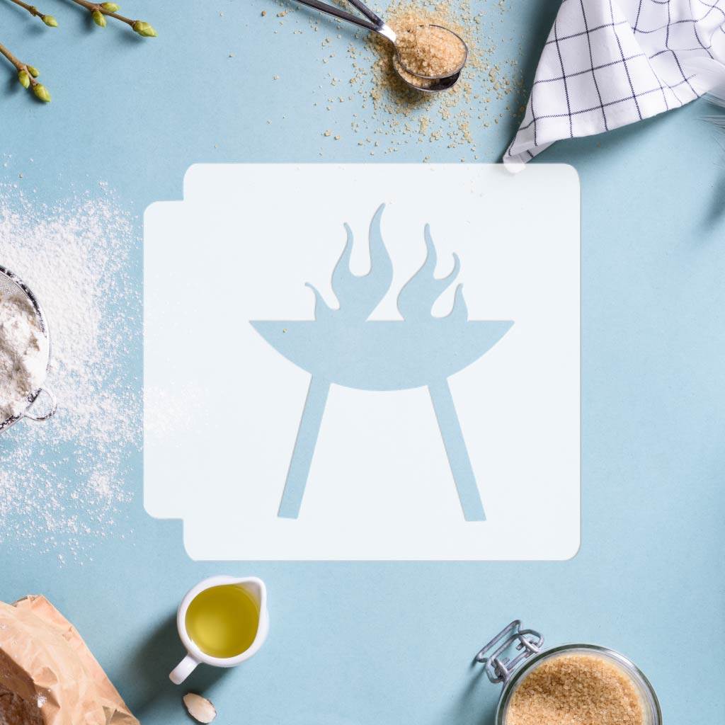 Fire Pit 783-E622 Stencil