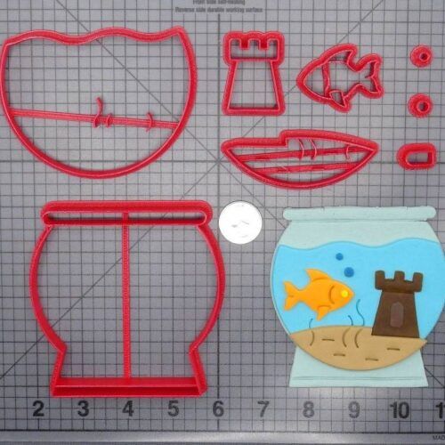 Fish Bowl 266-F889 Cookie Cutter Set