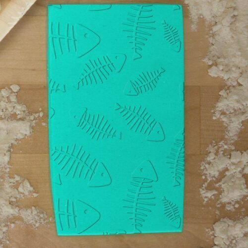Fish Skeleton 765-602 Rolling Pin