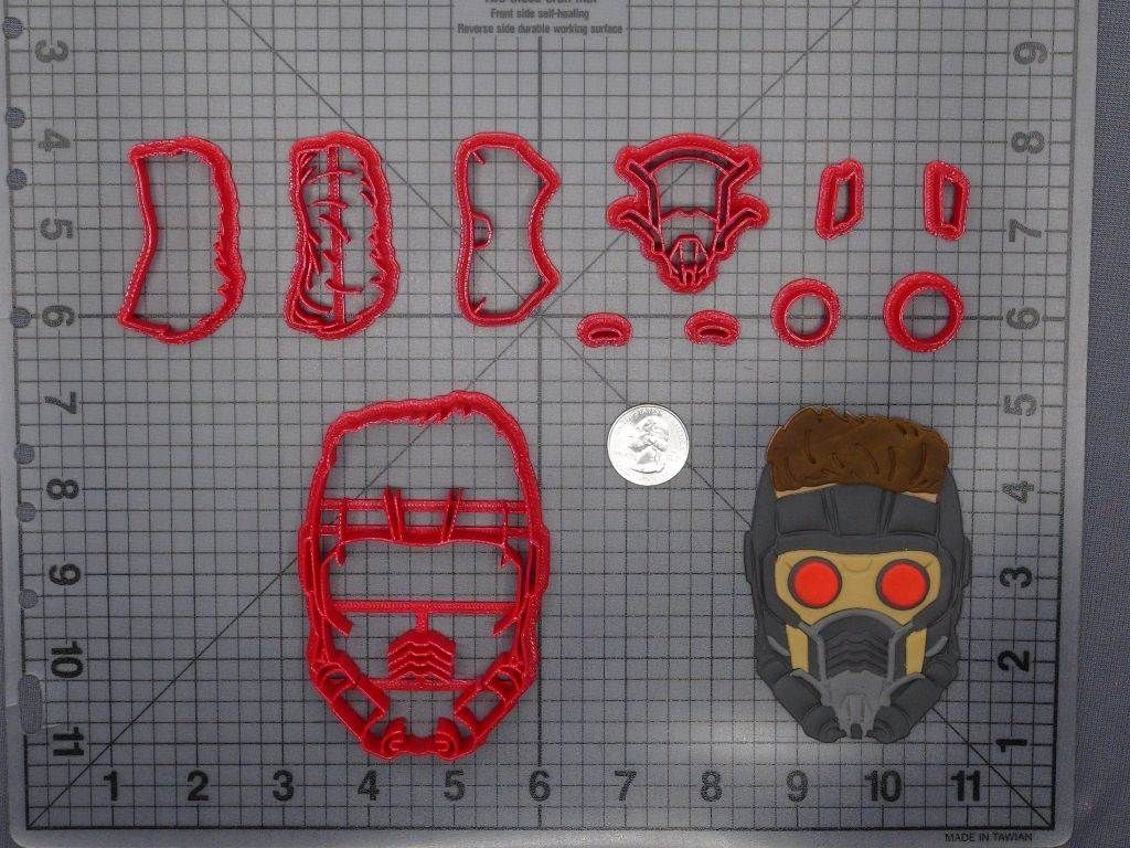 Guardians of the Galaxy - Star Lord Head 266-F808 Cookie Cutter Set