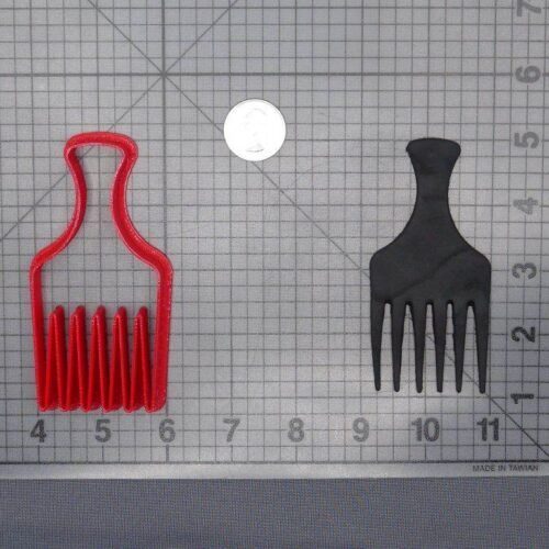 Hair Pick 266-E502 Cookie Cutter Silhouette