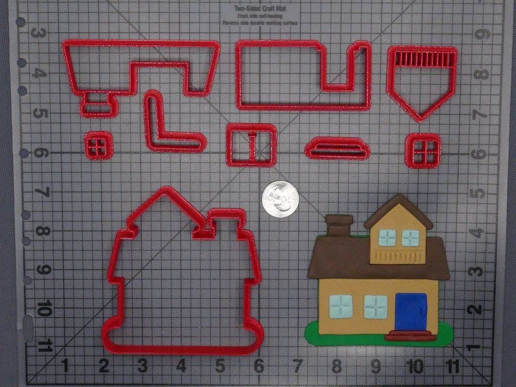 House 266-F658 Cookie Cutter Set