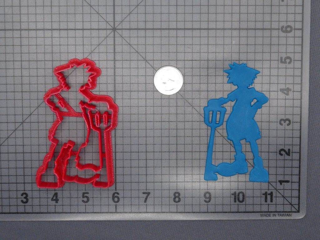 Kingdom Hearts - Sora with Keyblade 266-F902 Cookie Cutter