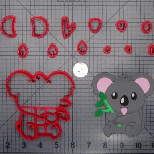Koala with Branch 266-F928 Cookie Cutter Set