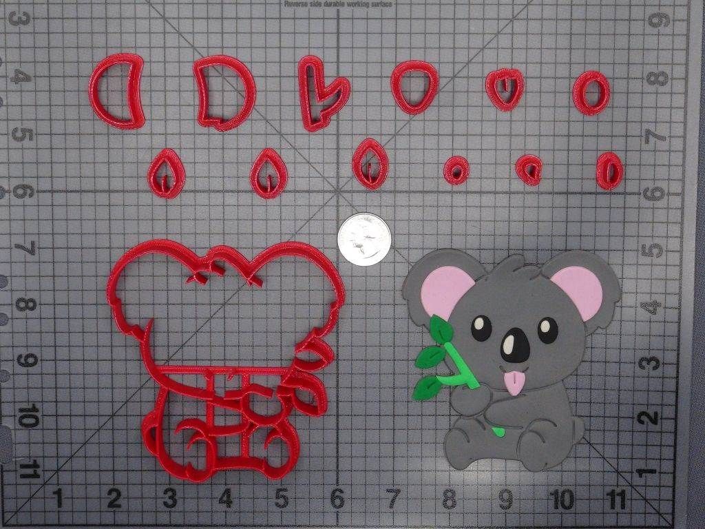 Koala with Branch 266-F928 Cookie Cutter Set
