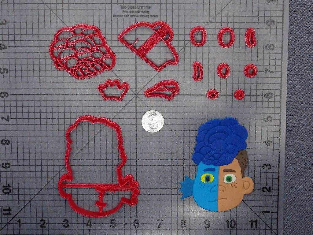 Luca - Alberto Head 266-F949 Cookie Cutter Set