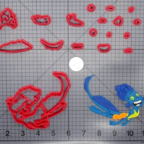 Luca - Alberto Sea Monster Body 266-F943 Cookie Cutter Set