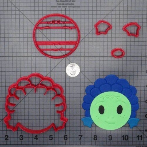 Luca Sea Monster Head 266-F965 Cookie Cutter Set