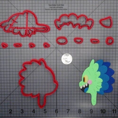 Luca Sea Monster Head 266-F984 Cookie Cutter Set