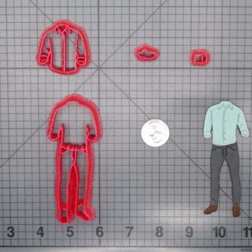 Mens Clothes 266-F990 Cookie Cutter Set