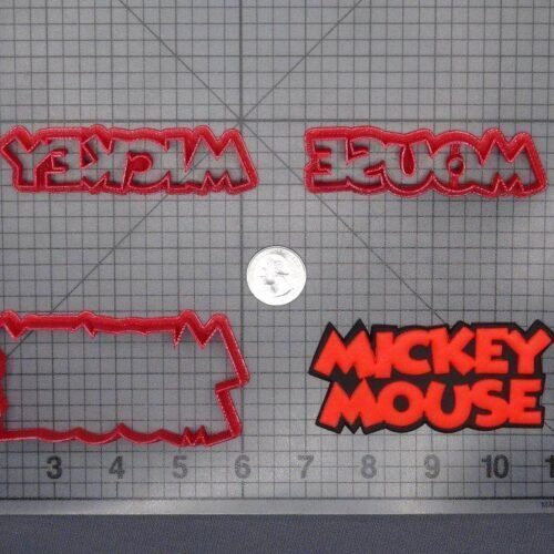 Mickey Mouse Logo 266-F952 Cookie Cutter Set