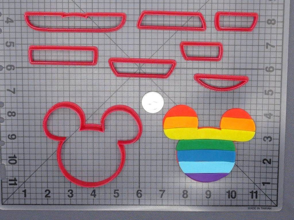 Mickey Mouse Pride 266-G018 Cookie Cutter Set